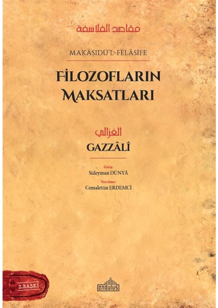 Filozofların Maksatları - İmam-ı Gazali