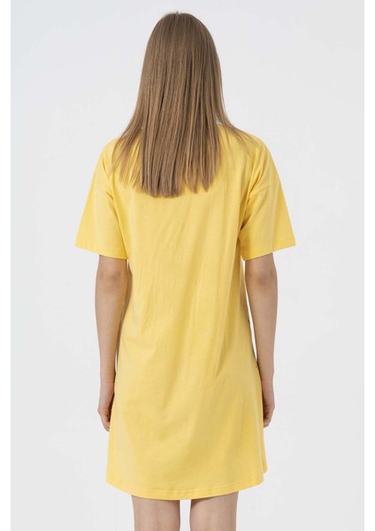 Pamuklu Düşük Omuzlu Uzun Kol Gecelik fiyatları