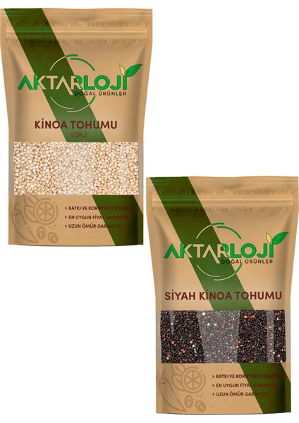 Beyaz Kinoa Tohumu 50 gr + Siyah Kinoa Tohumu 50 gr