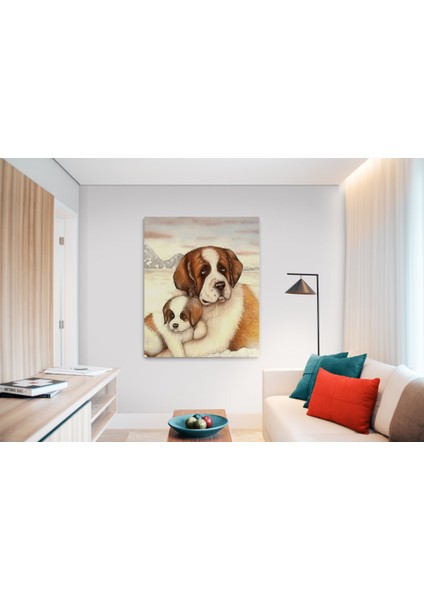 Köpek Resimi- Kanvas Tablo modelleri