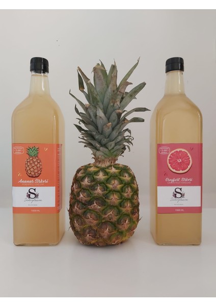 Ananas Sirkesi 1000 ml +Greyfurt Sirkesi 1000 ml