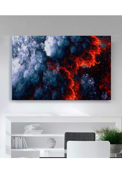 Renkli Magma Sanat Kanvas Tablo