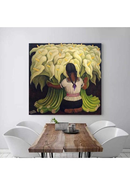 Vendedora Alcatraces Diego Rivera Kanvas Tablo