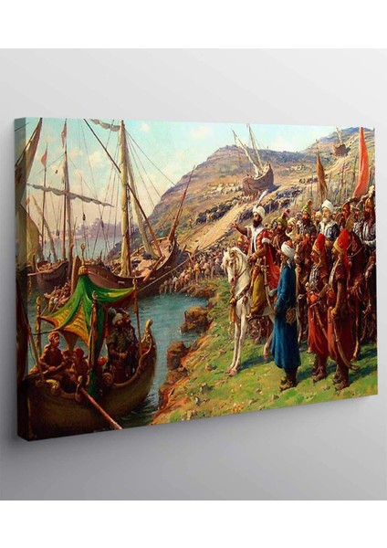 Istanbulun Fethi Kanvas Tablo