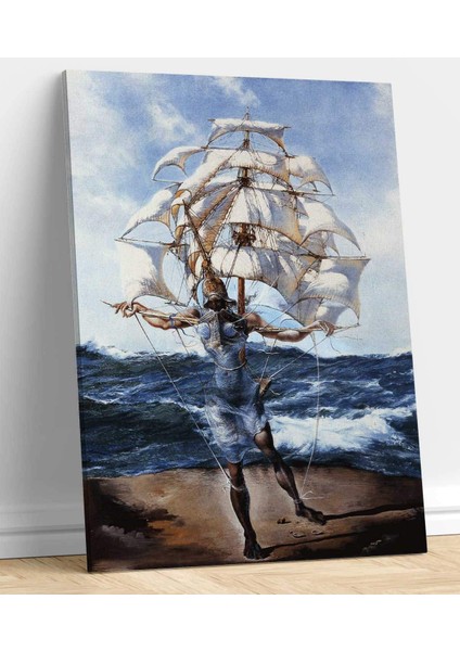 The Ship Salvador Dali Kanvas Tablo