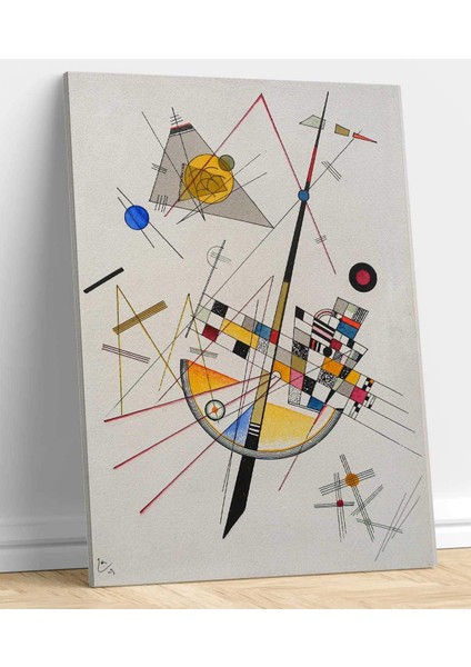 Wassily Kandinsky Delicate Tension Kanvas Tablo