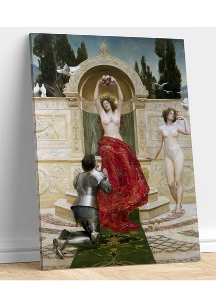 John Collier Tannhäuser Operasından Bir Sahne Kanvas Tablo