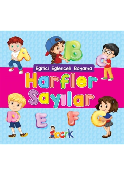 Harfler Sayılar - Eğitici Eğlenceli Boyama