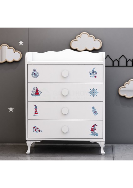 Şifonyer Denizci 4 Çekmeceli fiyatları