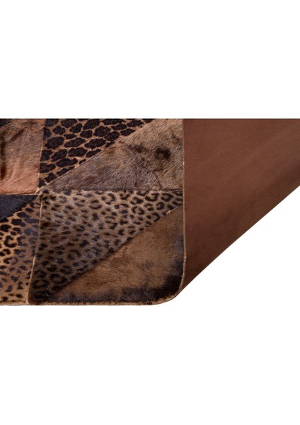 Patchwork Doğal Kürk Halı KH319-01 Multy