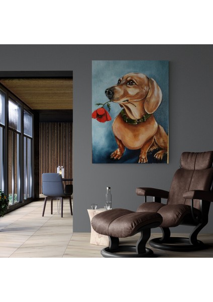 Köpek Resimi- Kanvas Tablo