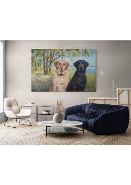 Köpek Resimi- Kanvas Tablo modelleri
