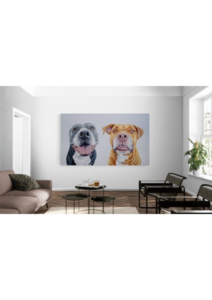 Köpek Resimi- Kanvas Tablo fırsatları