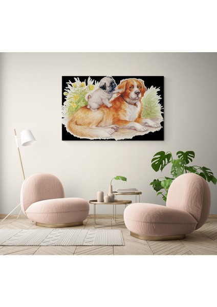 Köpek Resimi- Kanvas Tablo fiyatları