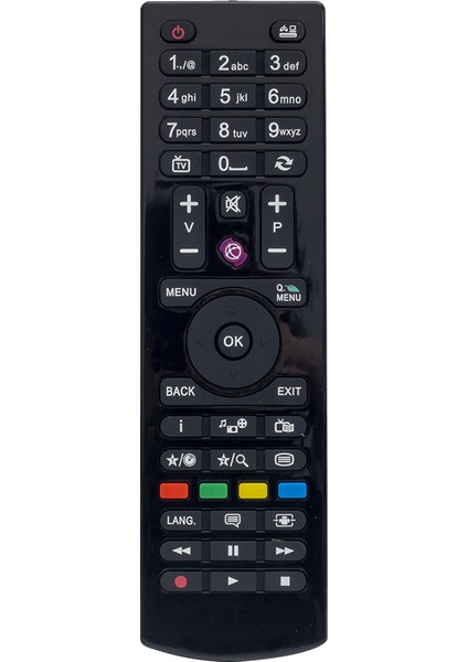 Kl Vestel-Seg-Regal Yuvarlak Göbek Mini LCD-LED TV Kumanda