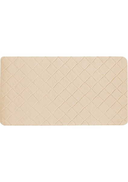 Soft Touch Rabbit Peluş Halı 80 x 150 cm Bej