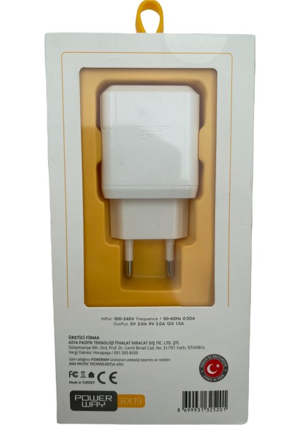 Type-C Quick 3000 Mah Hızlı Şarj RX19