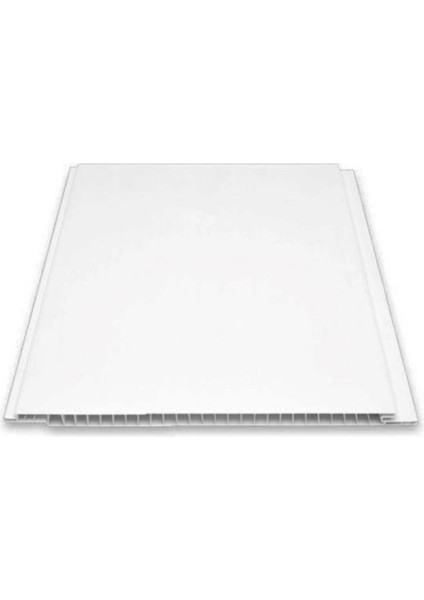 Düz Beyaz Plastik Pvc Duvar Tavan Lambiri / 40 Adet 20 cm x 1 M - 8 M²