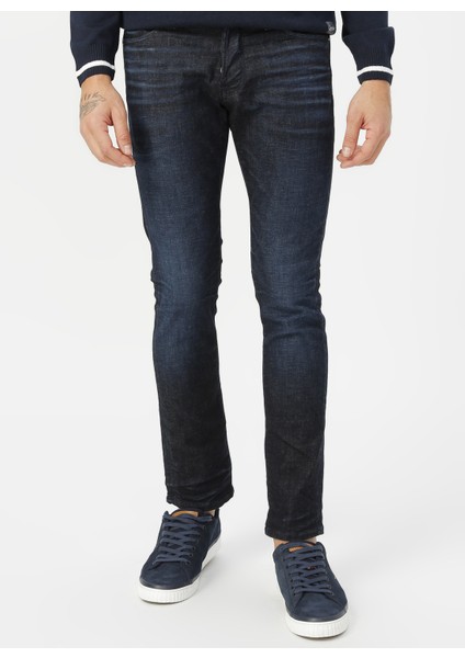 Jack & Jones 12168901 Düşük Bel Dar Paça Erkek Denim Pantolon