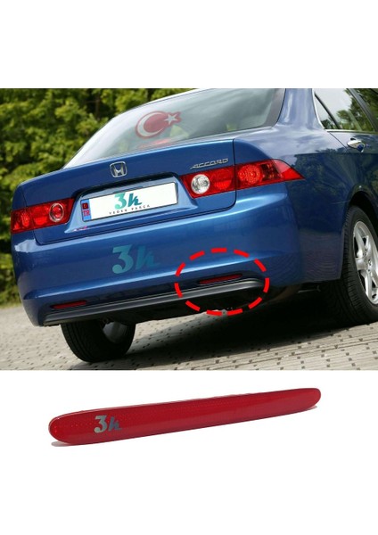 Honda Accord Sag Arka Tampon Reflektörü 2003 - 2007