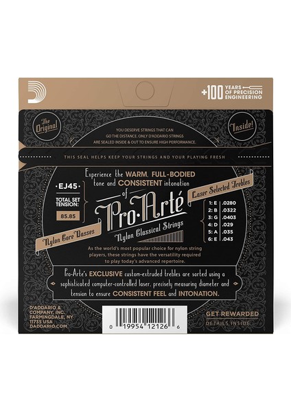 Pro-Arte EJ45 Normal Tension Gitar Teli fırsatları