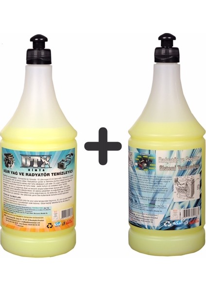 Ağır Yağ Sökücü Radyatör Temizleme 1 Litre Solventli Radyatör Temizleme 1 Lt