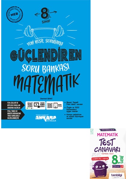 2022 8.Sınıf Güçlendiren Matematik Soru Bankası + Tambilgi Yaprak Test