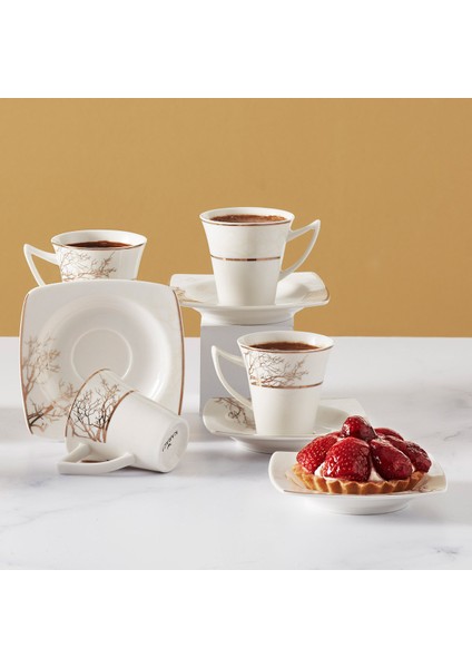 Autumn 6 Kişilik Kahve Fincan Takımı