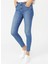 Recycle Jamy Kadın Jean Skinny Highrise Fit Pantolon Agora Light 3
