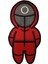 Squid Game Nakış Işleme Arma Patch Peç 5 x 9 cm 1