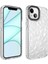 Apple iPhone 13 Kapak Prizma Darbe Emici Arkası Şeffaf Silikon Kılıf - Beyaz 1
