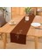 Real Homes Kahve Zemin Minimalist Çizimli Dijital Baskılı Modern Runner 1