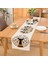Real Homes Çini Çizimli Guguklu Saat Motifli Dijital Baskılı Dekoratif Runner 1