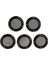 5x Araba Hoparlör Çelik Örgü Sub Woofer Subwoofer Grill Kapak 2 Inç (Yurt Dışından) 2