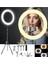 Mega Boy 21 Inç Ring Light Youtuber Makyaj Güzellik Merkezi Kuaför Kit Çantalı ve Kumandalı Işık 5