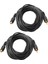 2pack Rca Erkek Kadın Uzatma Kablosu Kompozit Video Kablosu CD Av Tv 25FT (Yurt Dışından) 1