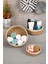 HOMENIVA Naturel Hasır Sepet Organizer Banyo Organizer Beyaz Şeritli 7 Boy Süper Set 3