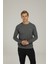 SN90 Basic C-Neck Sweatsh Gri Erkek Sweatshirt 1
