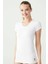Kısa Kollu V Yaka Basic Tişört 66004 1