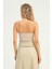 Ince Askılı Bodysuit Bej 5