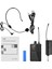 Uhf Kablosuz Mikrofon Verici ve Alıcılı Kulaklık LED (Yurt Dışından) 5
