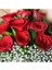 - Sevdiğim - 9 Kırmızı Gül Buketi - Aranjman Kesme Canlı Çiçek 2
