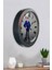Gemici Kaptan Salon Ofis Duvar Saati Gri Metal Çerçeve 36 cm 1