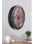 Salon Ofis Duvar Saati Gri Metal Çerçeve 36 cm 1