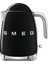 Smeg Siyah Kettle ve 1x2 Ekmek Kızartma Makinesi Seti 1