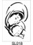 Siluet Desenler Stencil Şablon 21 x 30 cm SL-018 1