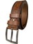 Deri Desenli Premium Kahverengi Kot Spor Kemer 4.5 cm 2