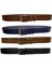 Deri Desenli Premium 4'lü Set Siyah Kahverengi Lacivert Taba Kot Spor Kemer 4.5 cm 4