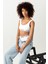 Unicus Crop Top & Orela String Beyaz Takım 5