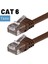 CAT6 Yassı Ethernet (Network, LAN) Kablosu, Kahverengi, 10 metre 5